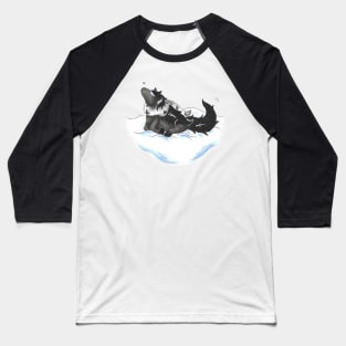 Monochrome Coziness Baseball T-Shirt